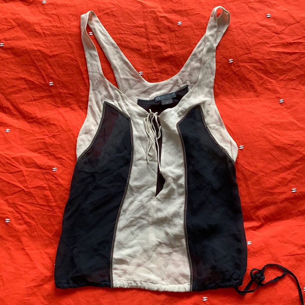 Armani Exchange Sheer Tank Top
